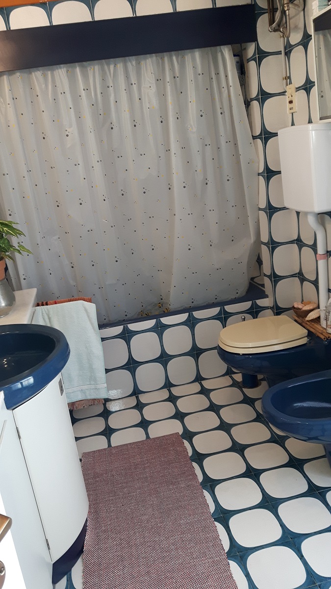 Bathroom in apartment in Sanremo in San Martino