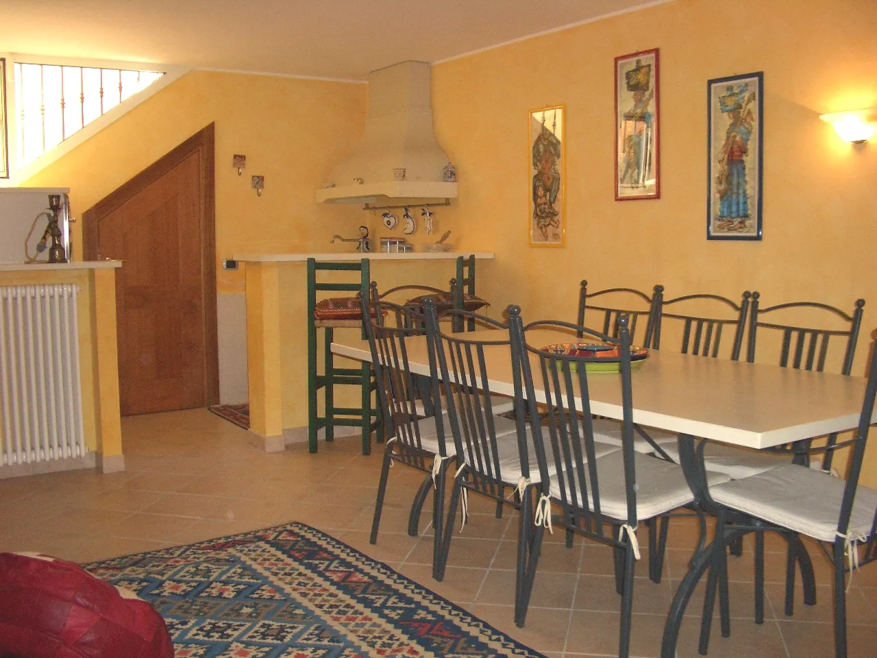 Kitchen in five-room villa in Sanremo