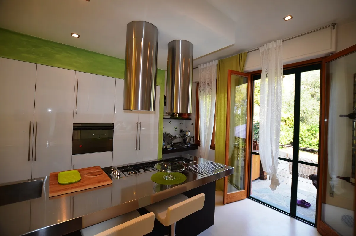 Kitchen in six-room villa in Sanremo