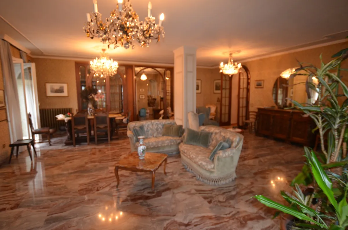 living room in the apartment in Sanremo in Via Nuvoloni