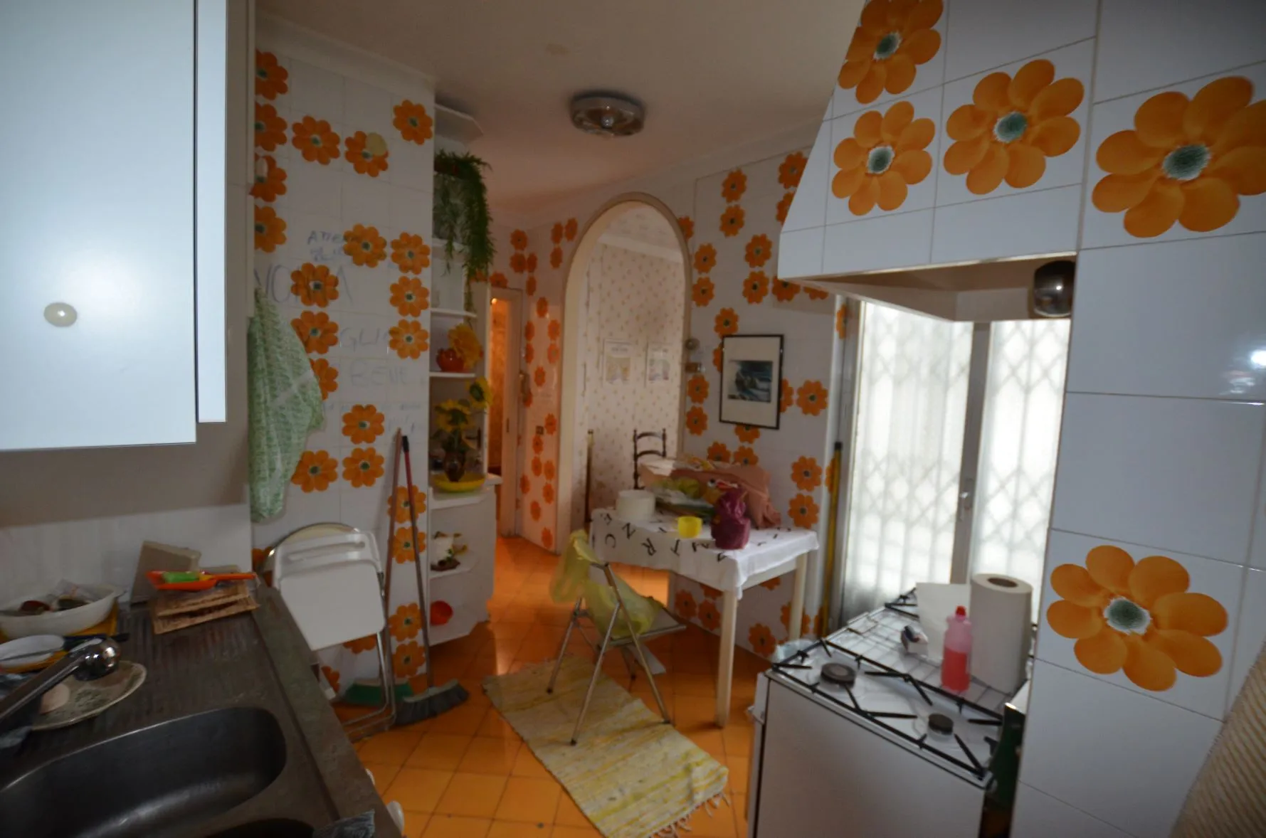 Kitchen in the apartment in Sanremo in Via Nuvoloni