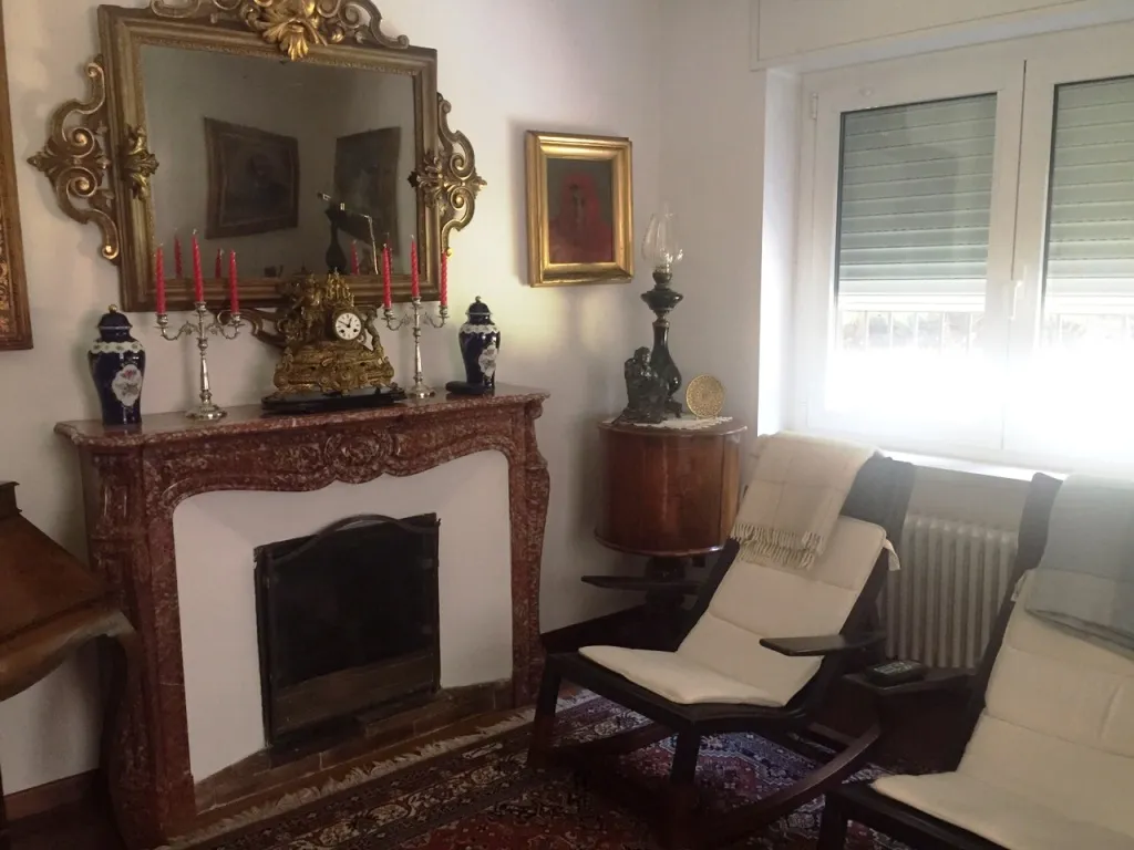 Living room in eight-room villa in Sanremo