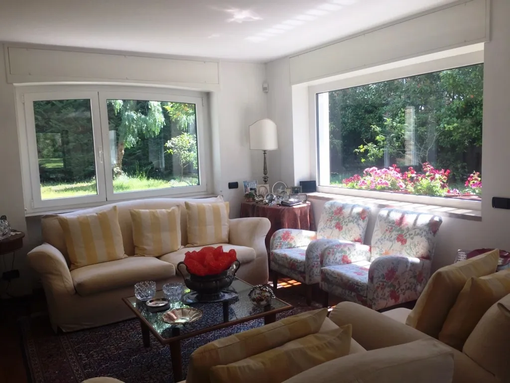 Living room in eight-room villa in Sanremo