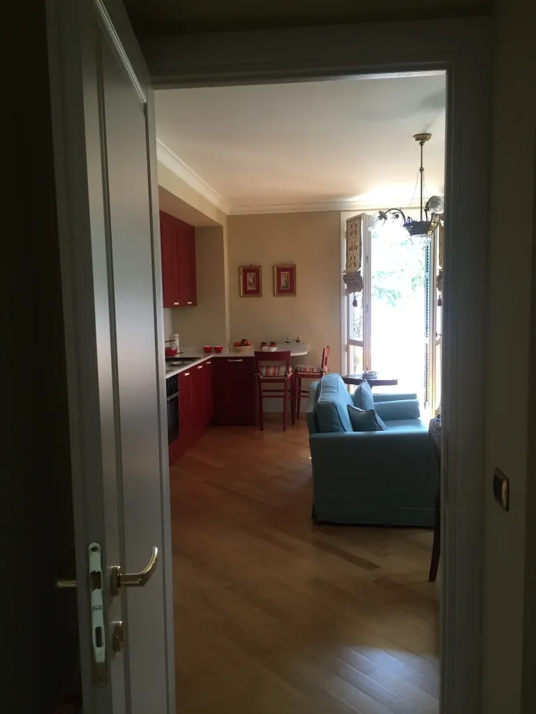 Kitchen in apartment in Sanremo in villa Mafalda