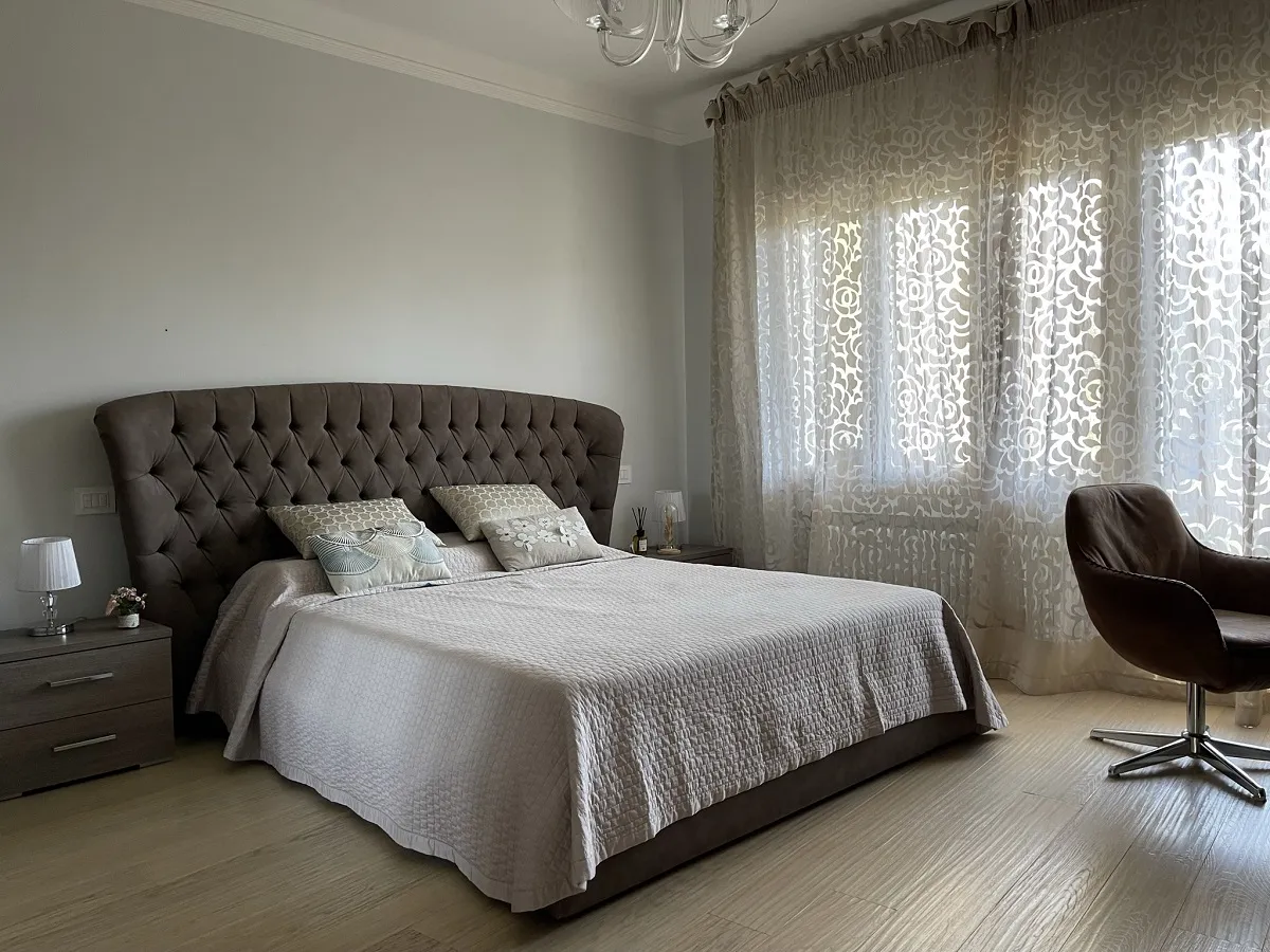Bedroom in apsrtm in apartment in Sanremo in via Monta dei Guisci