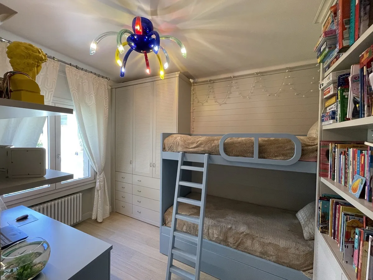 Bedroom in apsrtm in apartment in Sanremo in via Monta dei Guisci