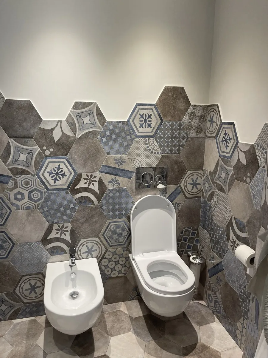 Toilet in apsrtm in apartment in Sanremo in via Monta dei Guisci