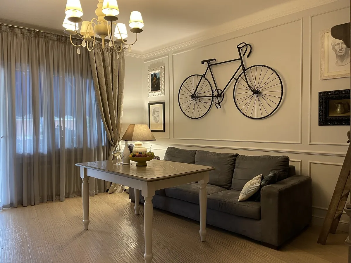 Living room in apsrtm in apartment in Sanremo in via Monta dei Guisci