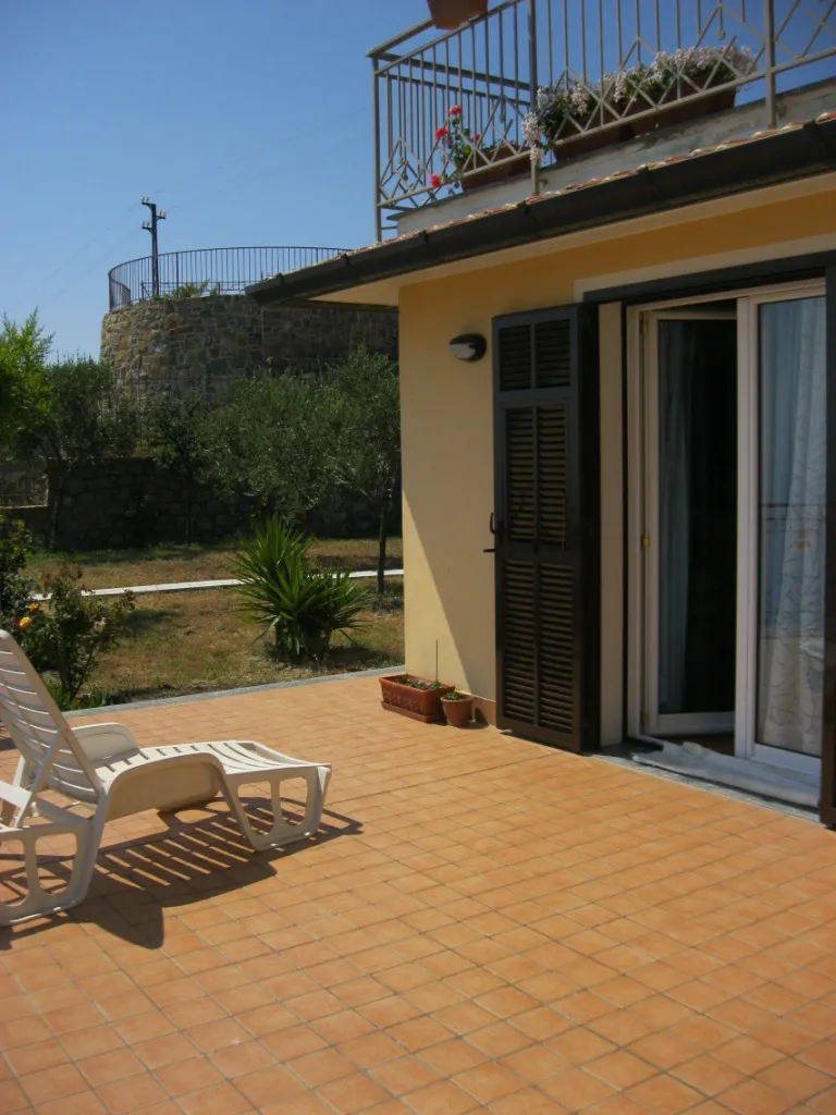 Terrace in eight-room villa in Sanremo