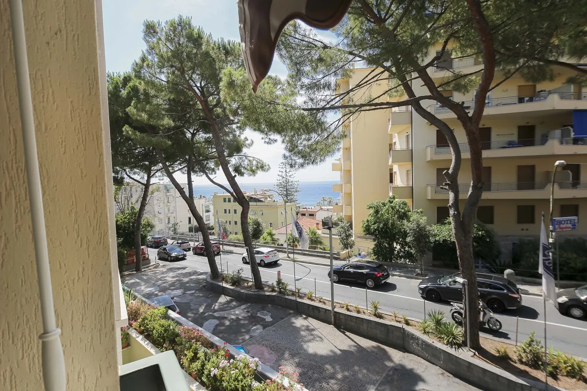 Seaview from in apartment in Sanremo in via Padre Semeria