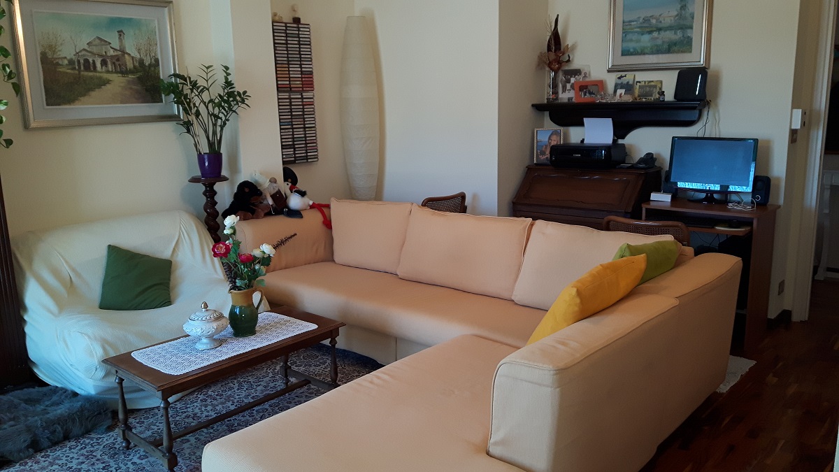 Living room in apartment in Sanremo in San Martino