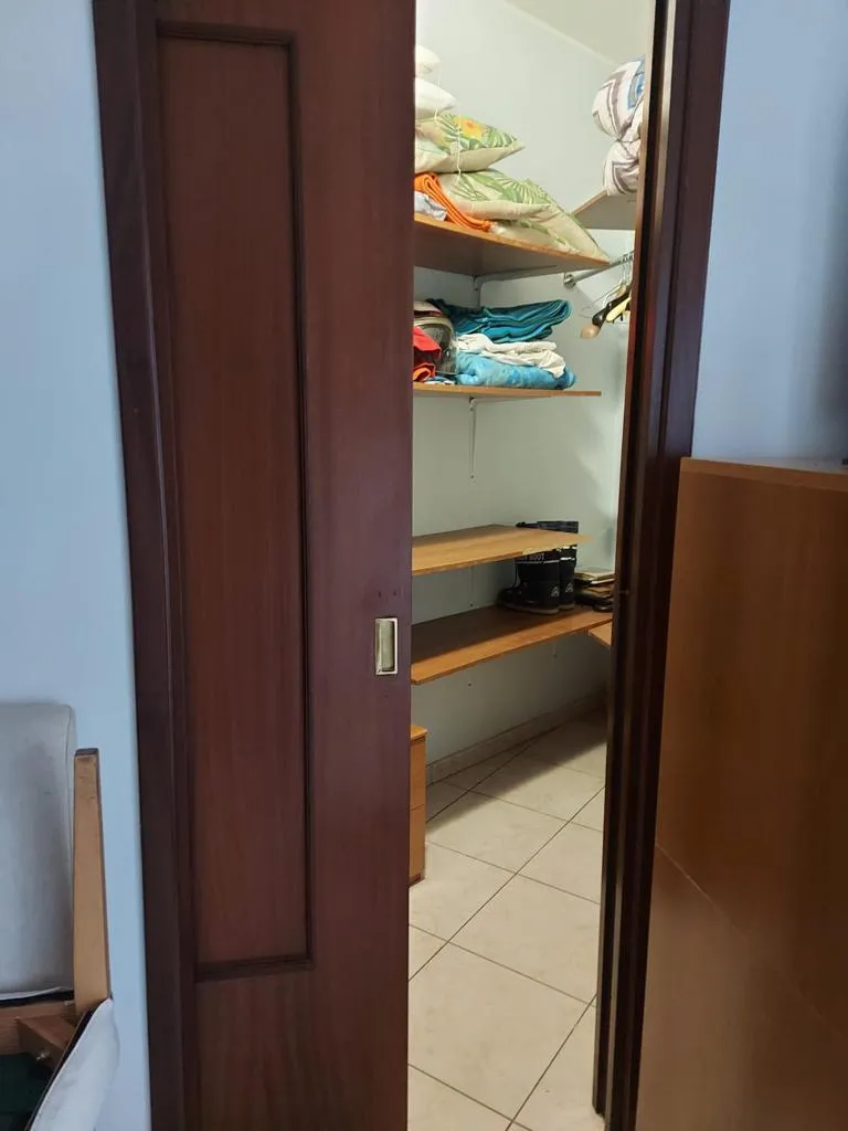 Wardrobe in three-room apartment in Sanremo