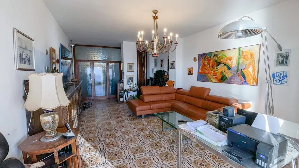 Living room in apartment in Ospedaletti