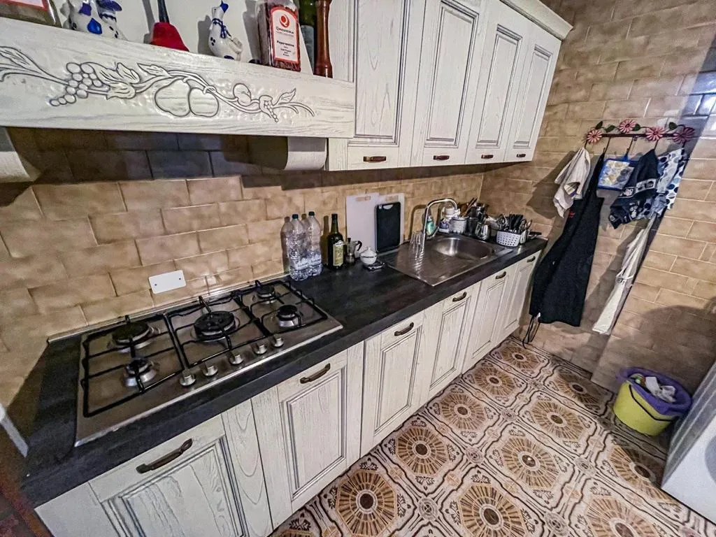 Kitchen in apartment in Ospedaletti