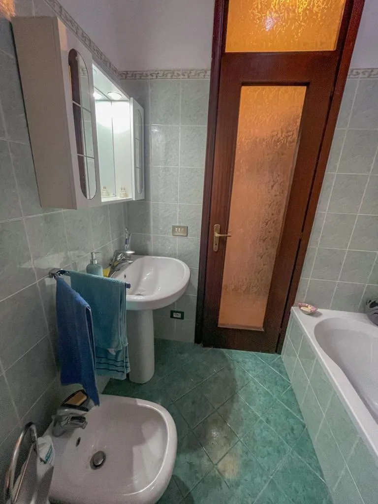 Bathroom in apartment in Ospedaletti