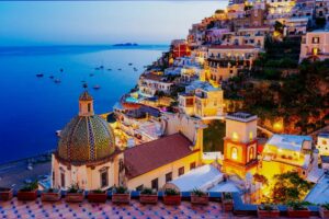 Houses on the hills of Sanremo